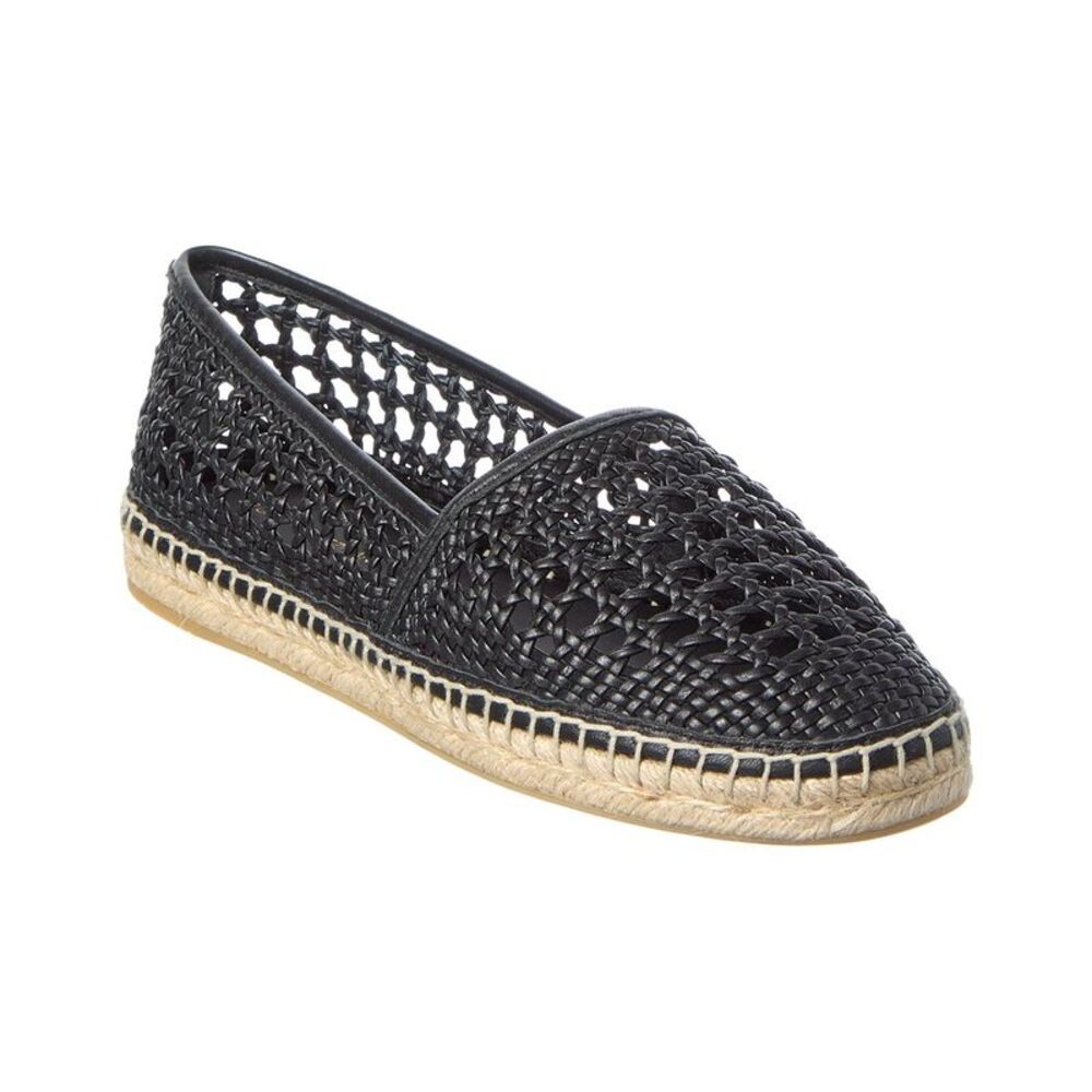 Stuart Weitzman Freya Espadrille Canvas, Black